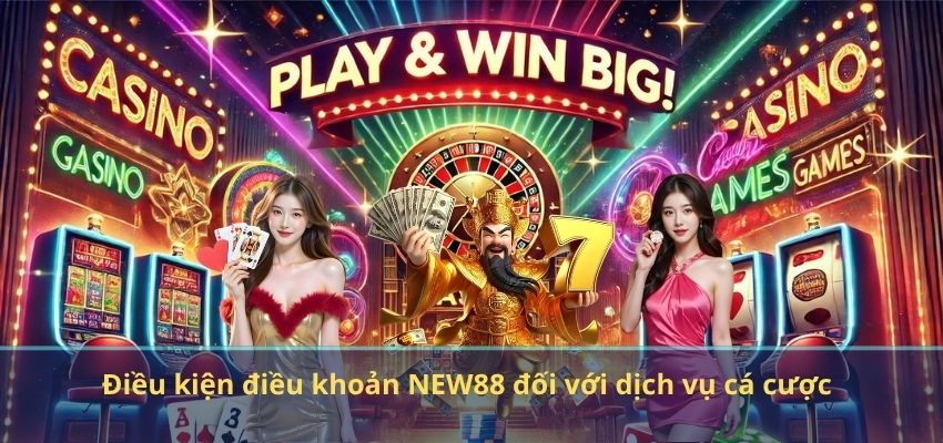 Điều kiện điều khoản NEW88 đối với dịch vụ cá cược